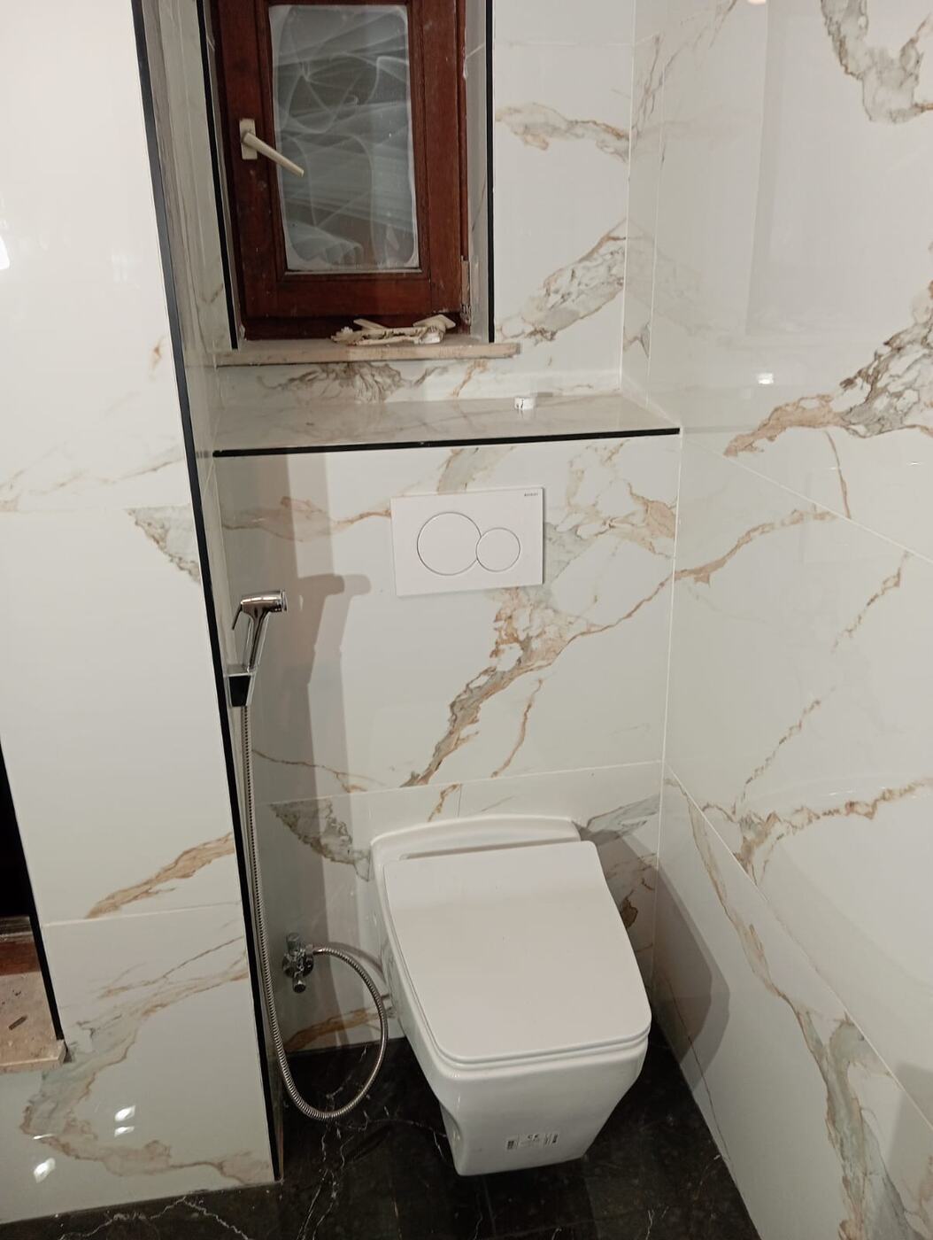 Salle de bain après